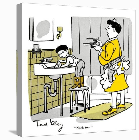 Hazel Cartoon-Ted Key-Premier Image Canvas