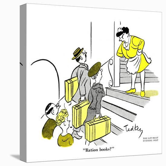 Hazel Cartoon-Ted Key-Premier Image Canvas