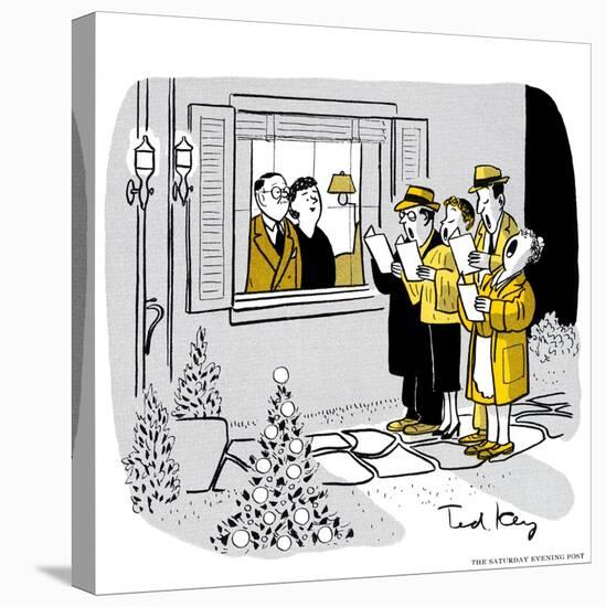 Hazel Cartoon-Ted Key-Premier Image Canvas