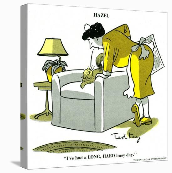 Hazel Cartoon-Ted Key-Premier Image Canvas