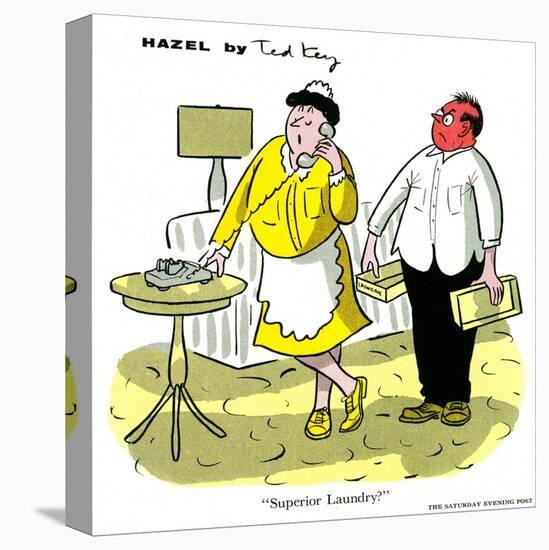 Hazel Cartoon-Ted Key-Premier Image Canvas