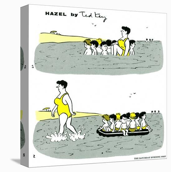 Hazel Cartoon-Ted Key-Premier Image Canvas