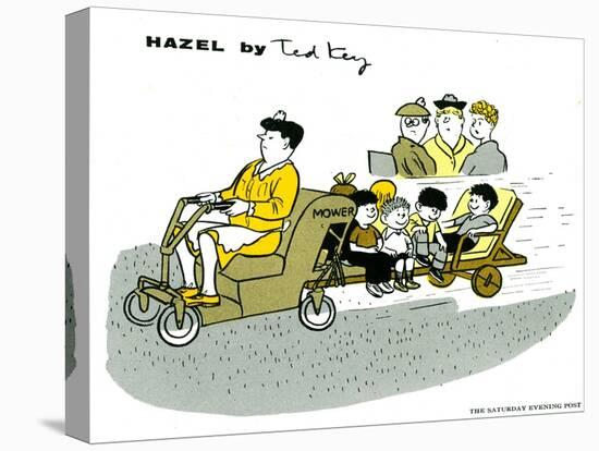 Hazel Cartoon-Ted Key-Premier Image Canvas