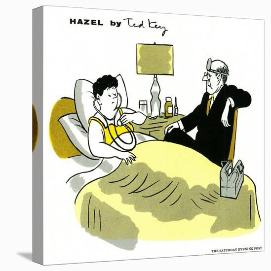 Hazel Cartoon-Ted Key-Premier Image Canvas