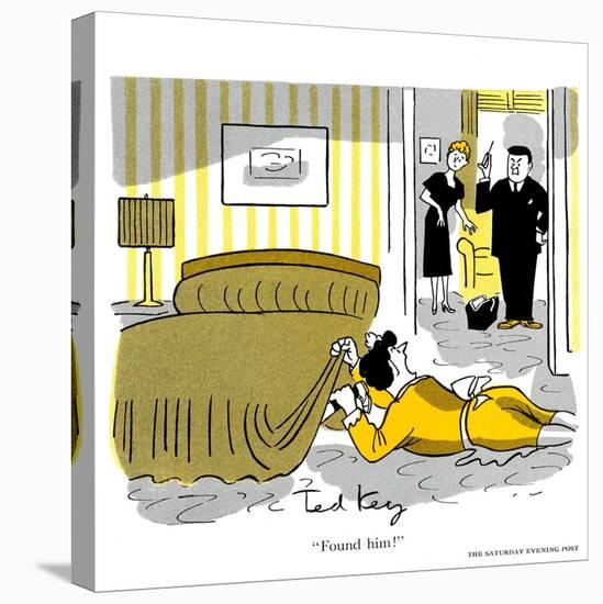 Hazel Cartoon-Ted Key-Premier Image Canvas