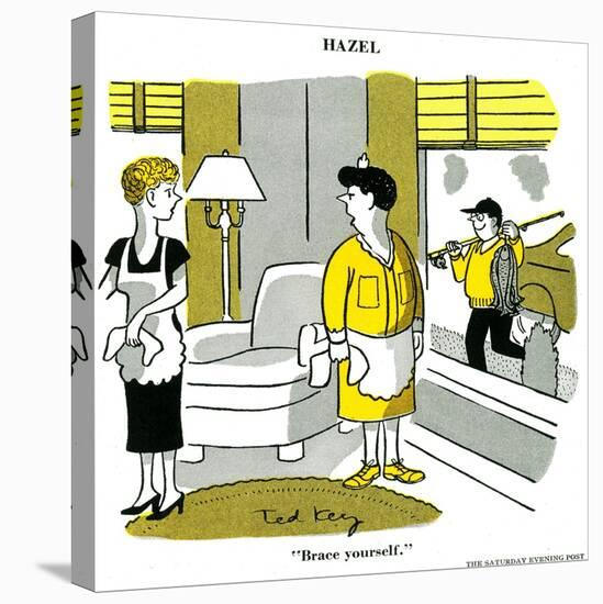 Hazel Cartoon-Ted Key-Premier Image Canvas