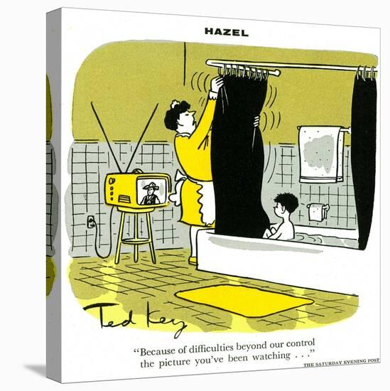 Hazel Cartoon-Ted Key-Premier Image Canvas