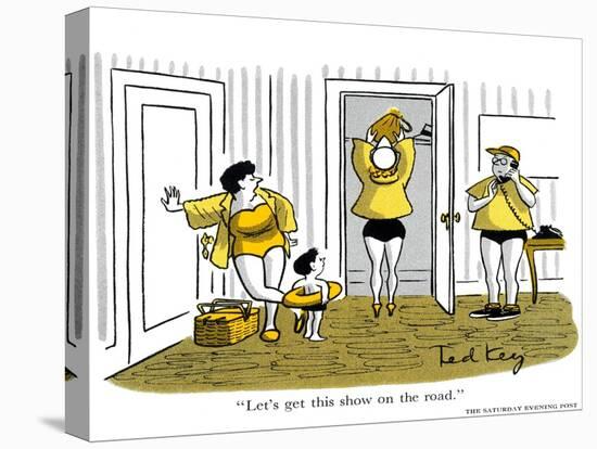 Hazel Cartoon-Ted Key-Premier Image Canvas