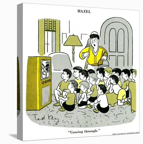 Hazel Cartoon-Ted Key-Premier Image Canvas