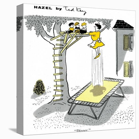 Hazel Cartoon-Ted Key-Premier Image Canvas