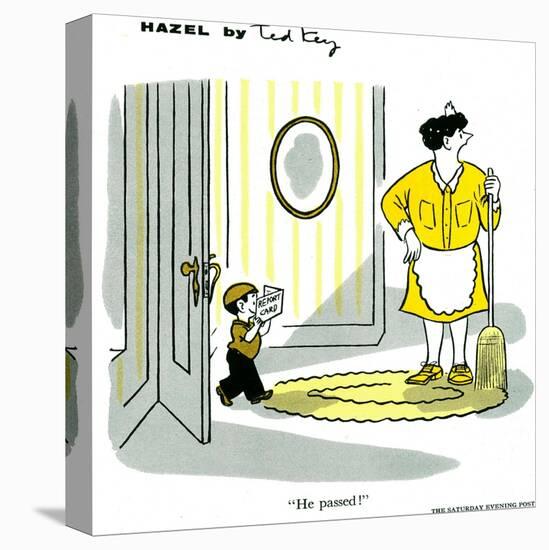 Hazel Cartoon-Ted Key-Premier Image Canvas