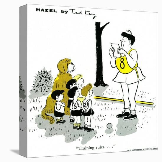 Hazel Cartoon-Ted Key-Premier Image Canvas