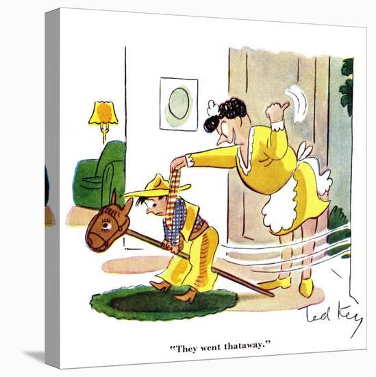 Hazel Cartoon-Ted Key-Premier Image Canvas