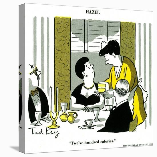 Hazel Cartoon-Ted Key-Premier Image Canvas