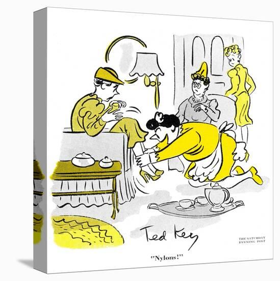 Hazel Cartoon-Ted Key-Premier Image Canvas