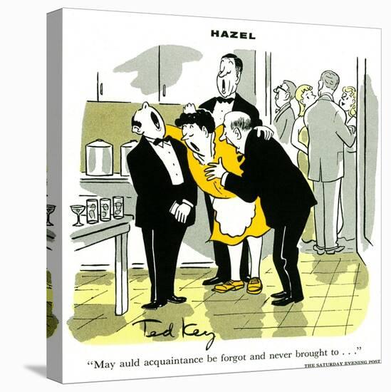 Hazel Cartoon-Ted Key-Premier Image Canvas