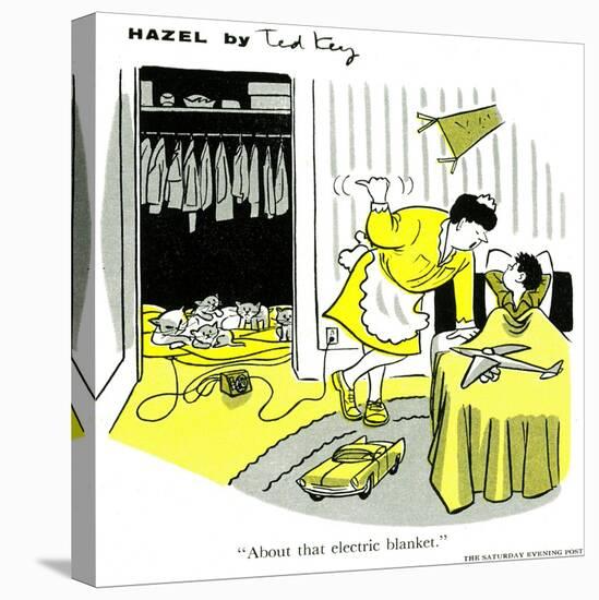 Hazel Cartoon-Ted Key-Premier Image Canvas