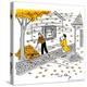 Hazel Cartoon-Ted Key-Premier Image Canvas