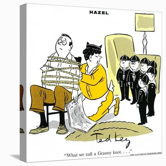 Hazel Cartoon-Ted Key-Premier Image Canvas