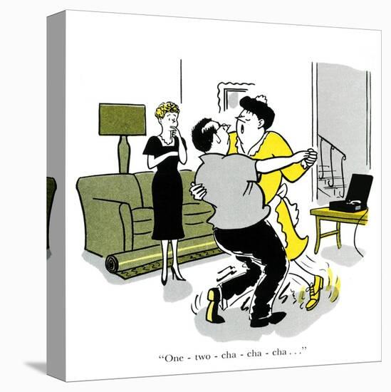 Hazel Cartoon-Ted Key-Premier Image Canvas