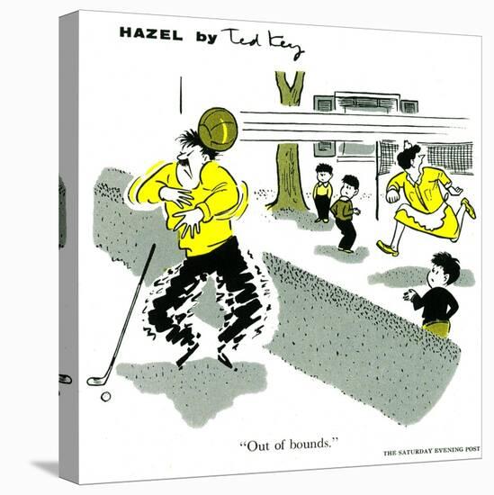 Hazel Cartoon-Ted Key-Premier Image Canvas