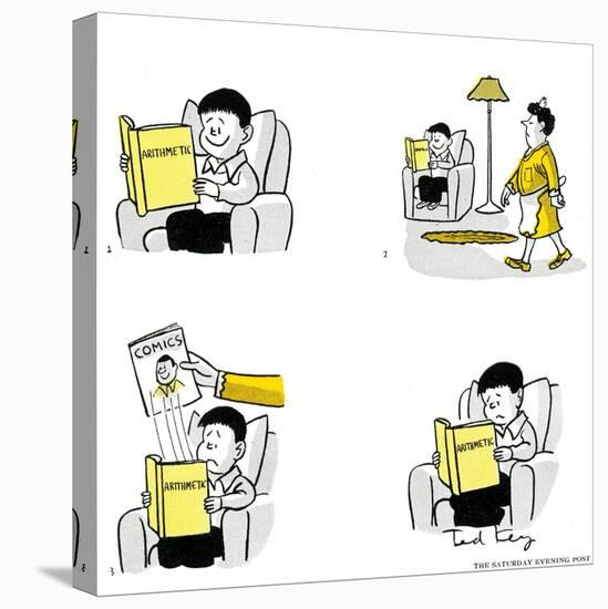 Hazel Cartoon-Ted Key-Premier Image Canvas