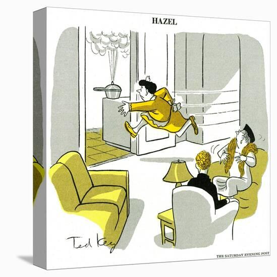 Hazel Cartoon-Ted Key-Premier Image Canvas