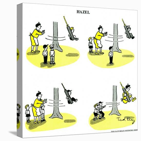 Hazel Cartoon-Ted Key-Premier Image Canvas