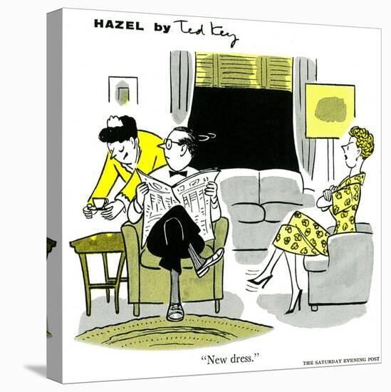 Hazel Cartoon-Ted Key-Premier Image Canvas