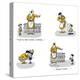 Hazel Cartoon-Ted Key-Premier Image Canvas