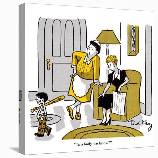 Hazel Cartoon-Ted Key-Premier Image Canvas