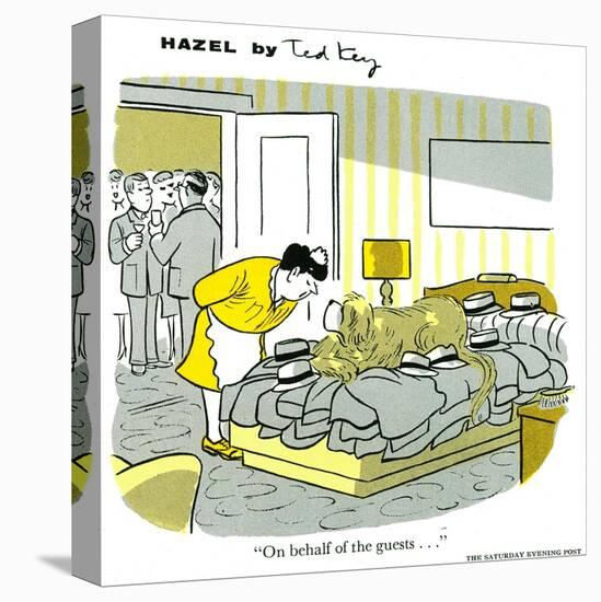 Hazel Cartoon-Ted Key-Premier Image Canvas