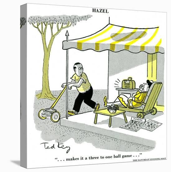 Hazel Cartoon-Ted Key-Premier Image Canvas