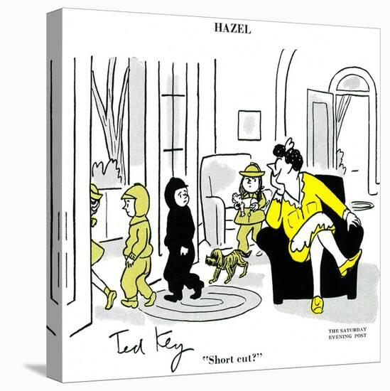 Hazel Cartoon-Ted Key-Premier Image Canvas