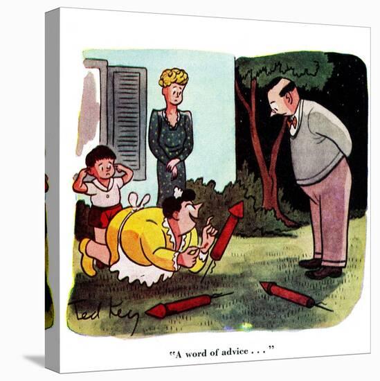 Hazel Cartoon-Ted Key-Premier Image Canvas