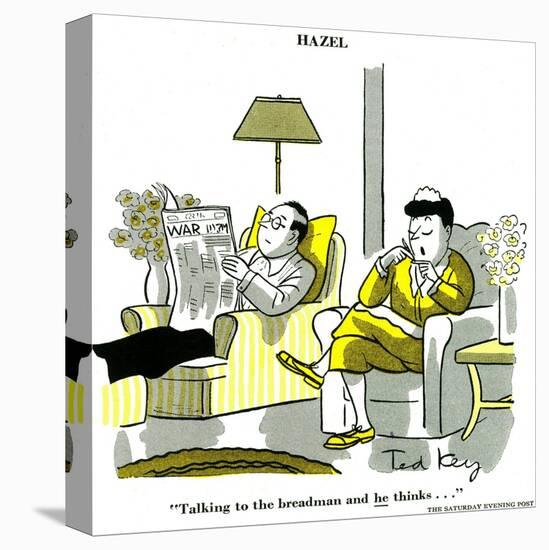 Hazel Cartoon-Ted Key-Premier Image Canvas