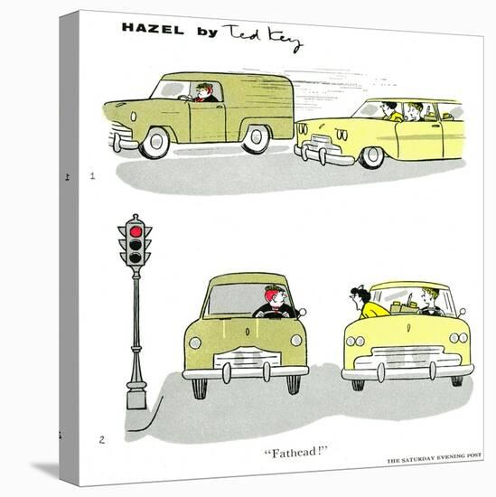 Hazel Cartoon-Ted Key-Premier Image Canvas