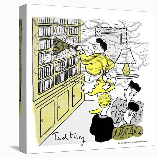 Hazel Cartoon-Ted Key-Premier Image Canvas