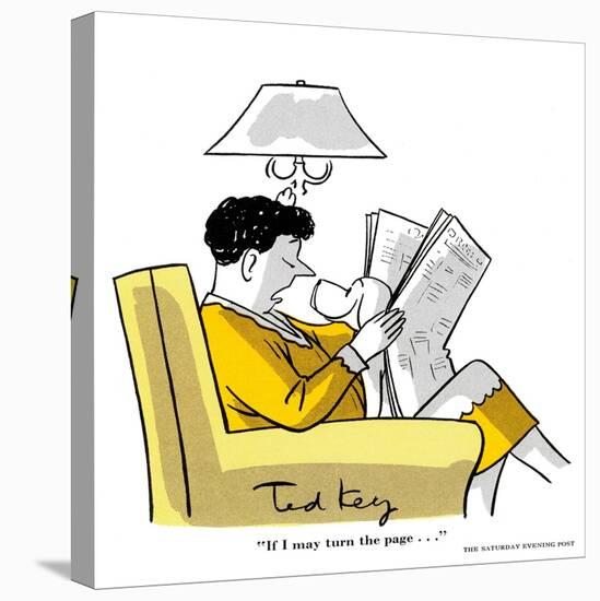 Hazel Cartoon-Ted Key-Premier Image Canvas