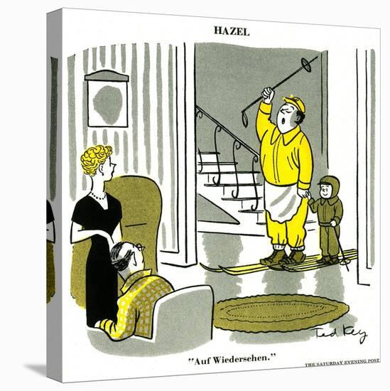 Hazel Cartoon-Ted Key-Premier Image Canvas