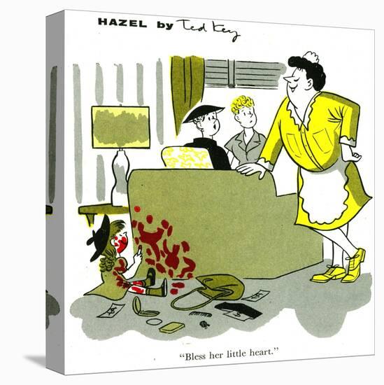 Hazel Cartoon-Ted Key-Premier Image Canvas