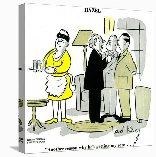 Hazel Cartoon-Ted Key-Premier Image Canvas