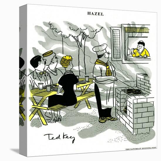 Hazel Cartoon-Ted Key-Premier Image Canvas