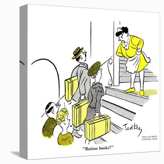 Hazel Cartoon-Ted Key-Premier Image Canvas