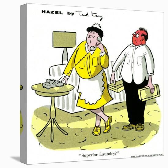 Hazel Cartoon-Ted Key-Premier Image Canvas