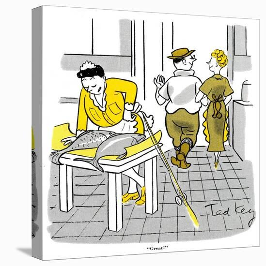 Hazel Cartoon-Ted Key-Premier Image Canvas