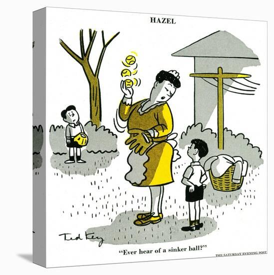 Hazel Cartoon-Ted Key-Premier Image Canvas