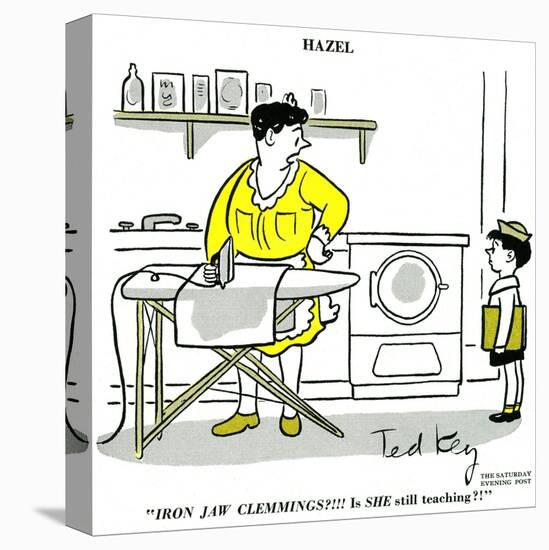 Hazel Cartoon-Ted Key-Premier Image Canvas