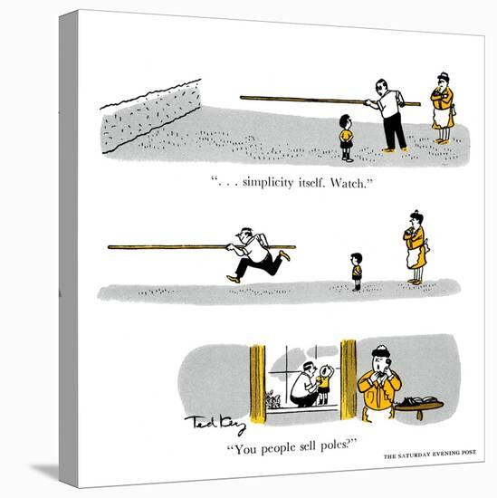 Hazel Cartoon-Ted Key-Premier Image Canvas