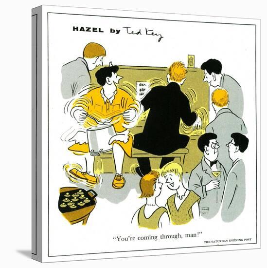 Hazel Cartoon-Ted Key-Premier Image Canvas